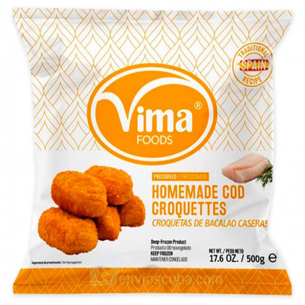 Croqueta de Bacalao Vima, Paquete 500 gr