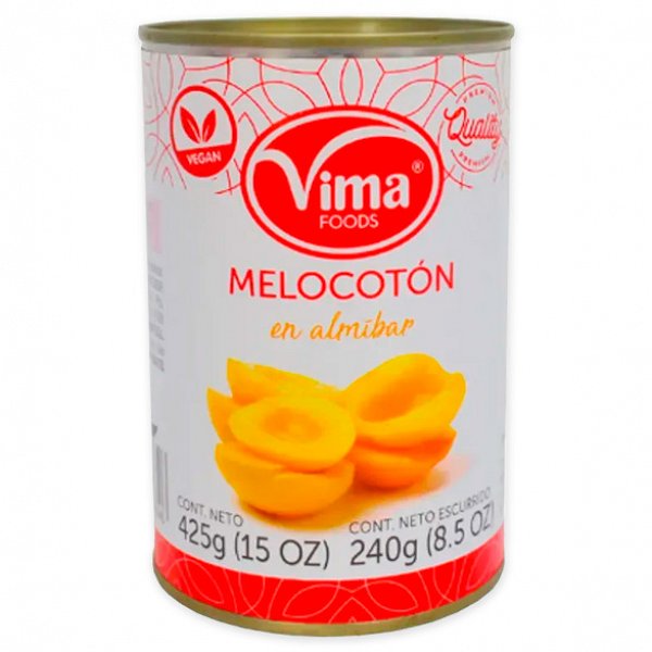 Melocotón en Almíbar Vima, Lata 425 gr