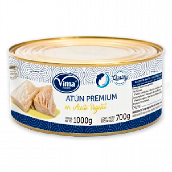 Atún en Trozos Vima, Lata 1 kg