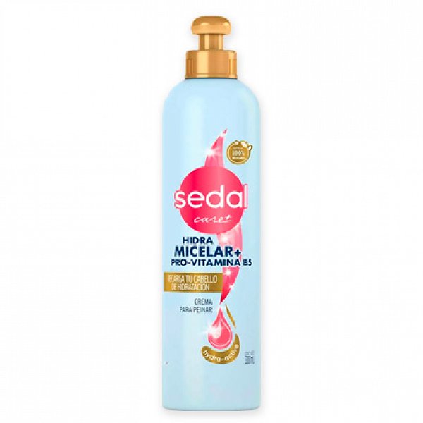Crema de Peinar Sedal Agua Micelar y B5 x300ml.